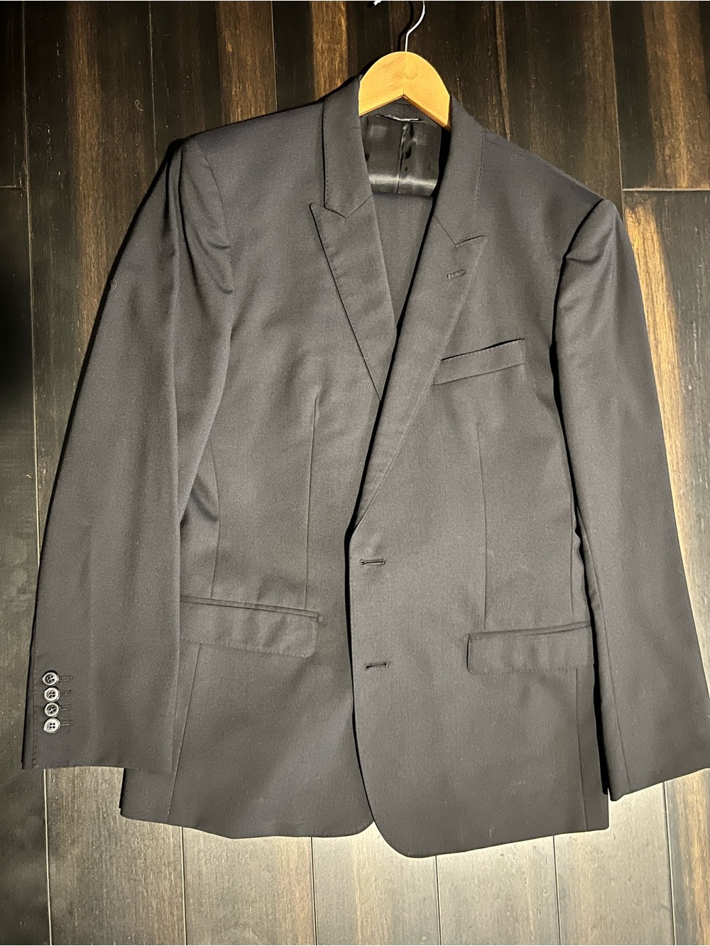 Dolce & Gabbana Navy Blue Single-Breasted Suit